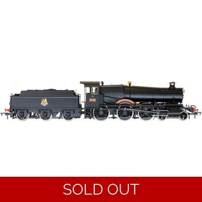 DAPOL 4S-001-005D OO CLASS 78xx Hinton Manor 7819 in BR Black Large E Crest DCC DAPOL 4S-001-005D OO CLASS 78xx Hinton Manor 7819 in BR Black Large E Crest DCC